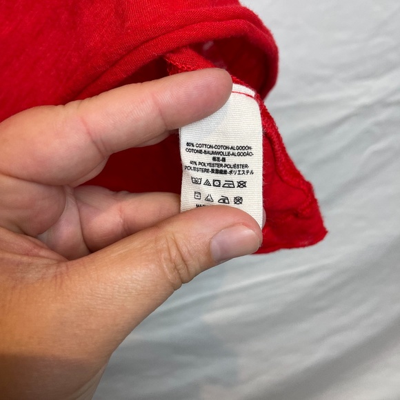 🎀3/$30 Free people-We the Free red t-shirt - Picture 4 of 5